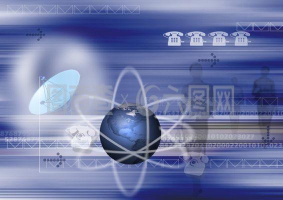 现代通信科技网站设计广告创意地球科技篇